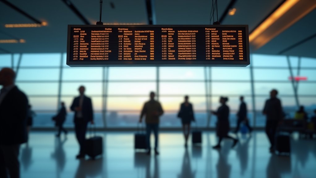 flights within north american continent