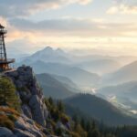 scenic mountain viewing platforms