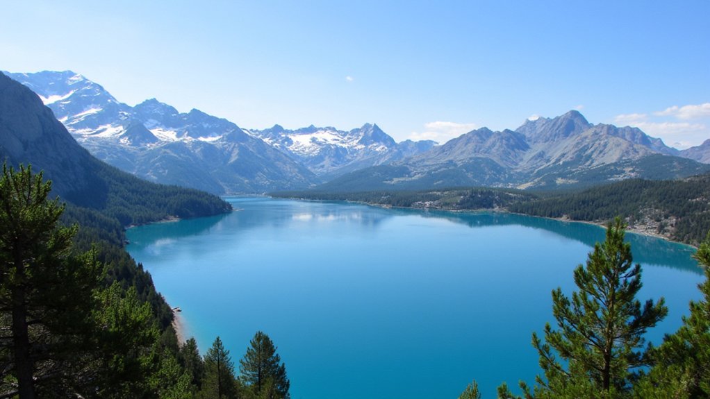 stunning alpine landscape adventure