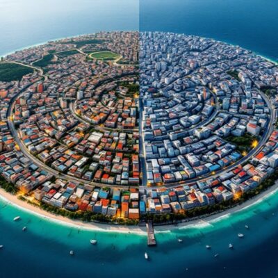 world s most densely populated island