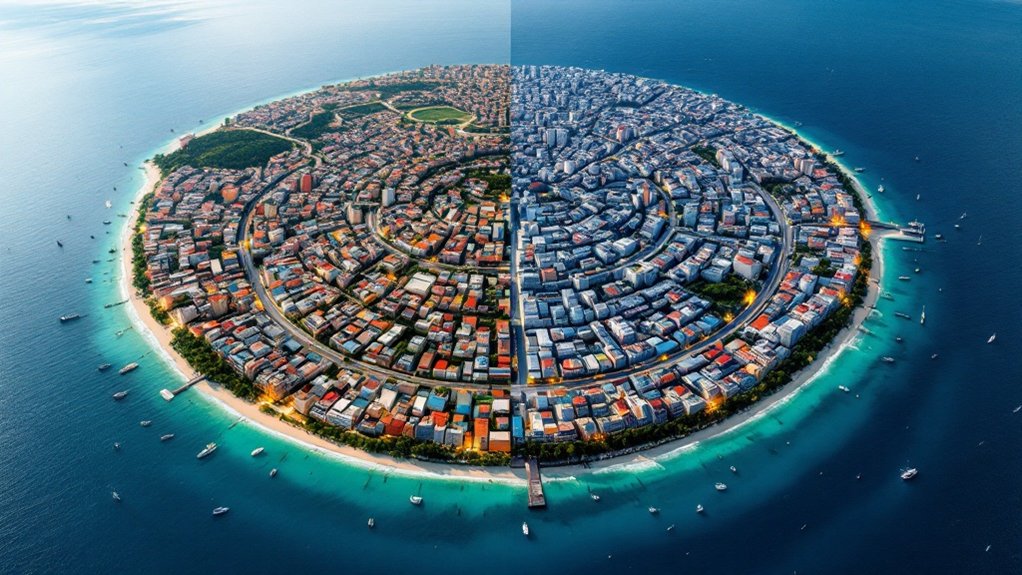 world s most densely populated island