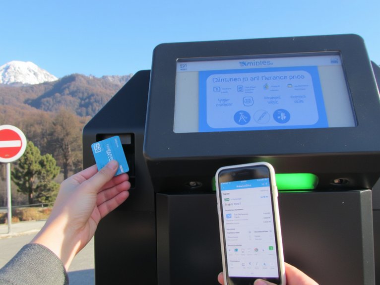 diverse parking payment options available