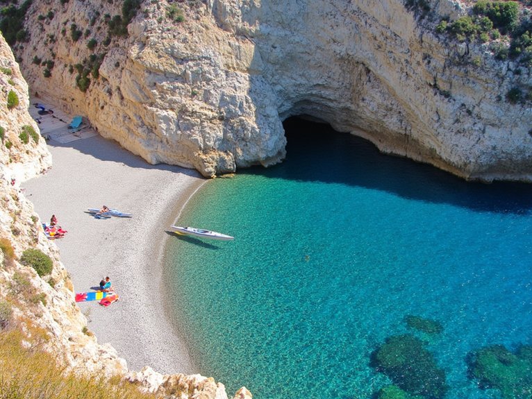 hidden beaches stunning scenery