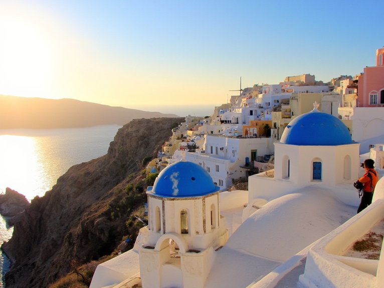 iconic santorini village photography locations