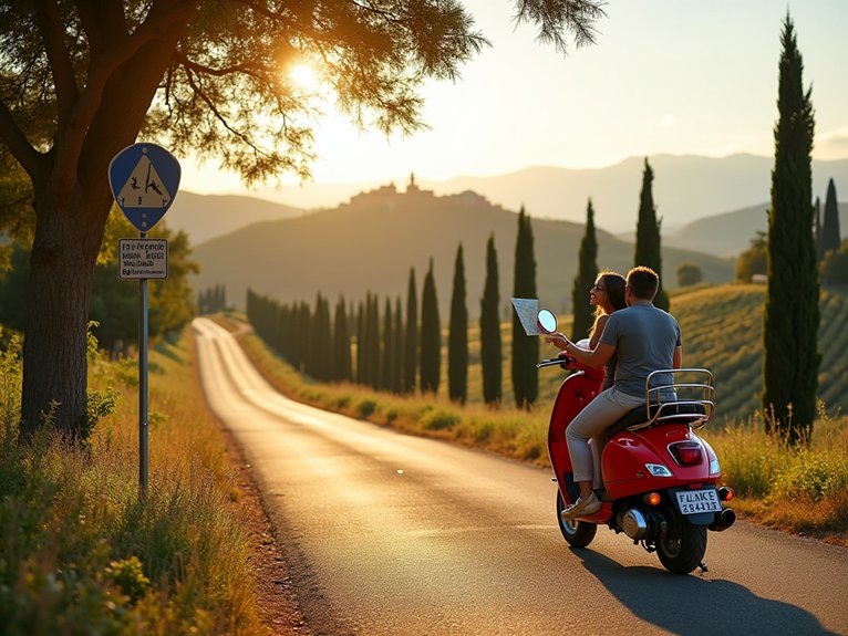 immersive vespa journeys through tuscan landscapes
