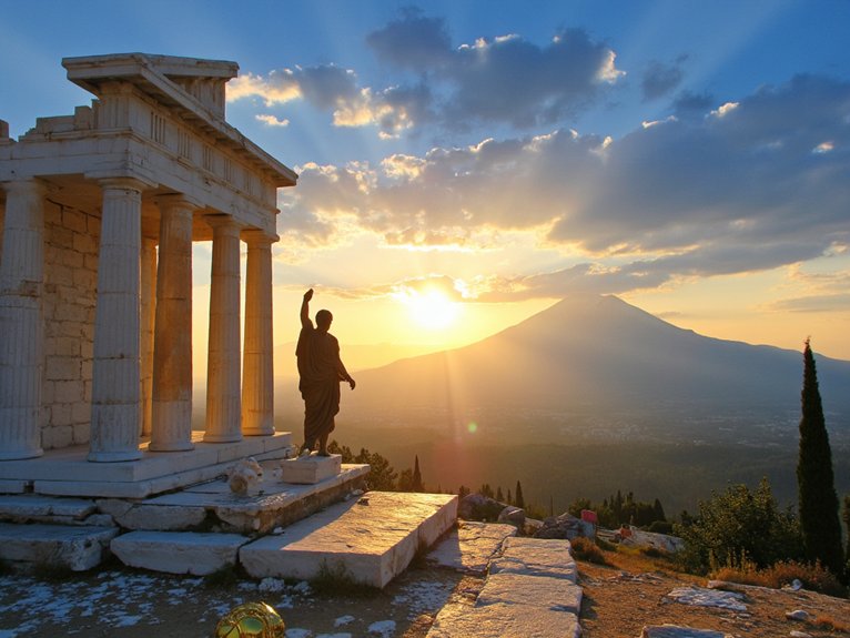 mythical realm of olympian gods