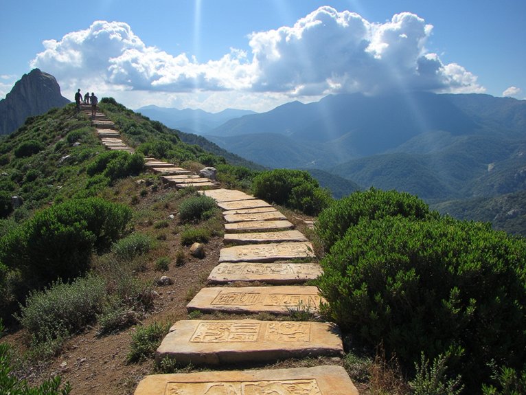 mythical rugged challenging summit seeking