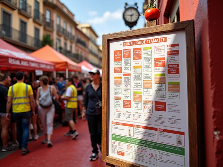 precisely scheduled messy tomato festival experience