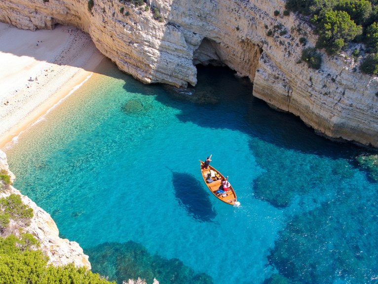 serene maritime adventure by boat