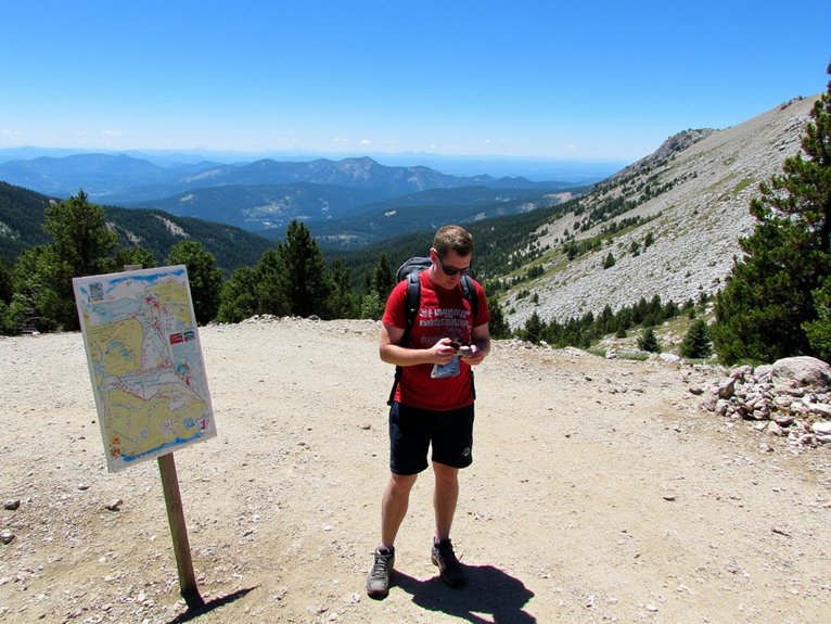 trail difficulty levels outlined