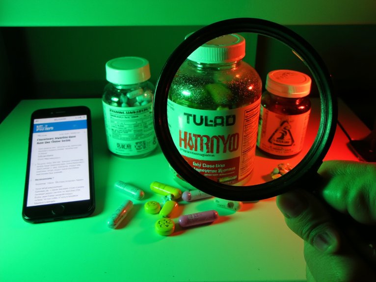 vigilant informed hazardous supplement identification