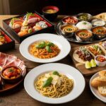 varied meals around europe