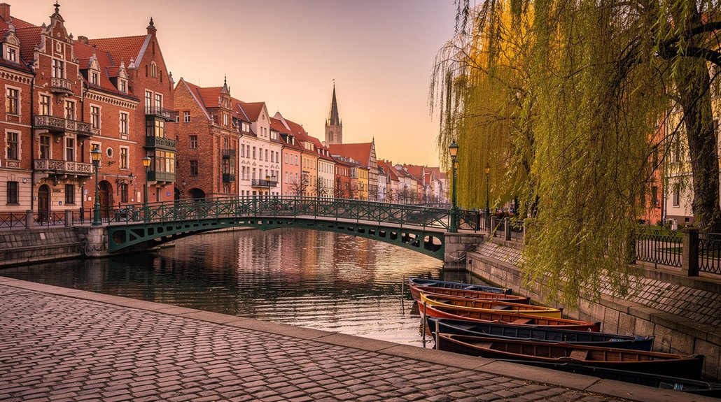 Bydgosčiaus kanalo pakrantės lankytinos vietos