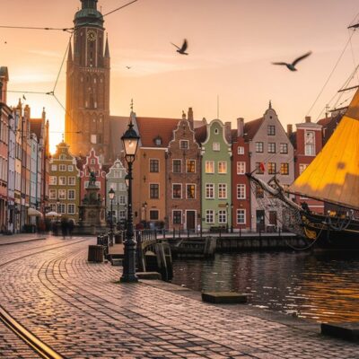 Gdansko senamiestis prie jūros