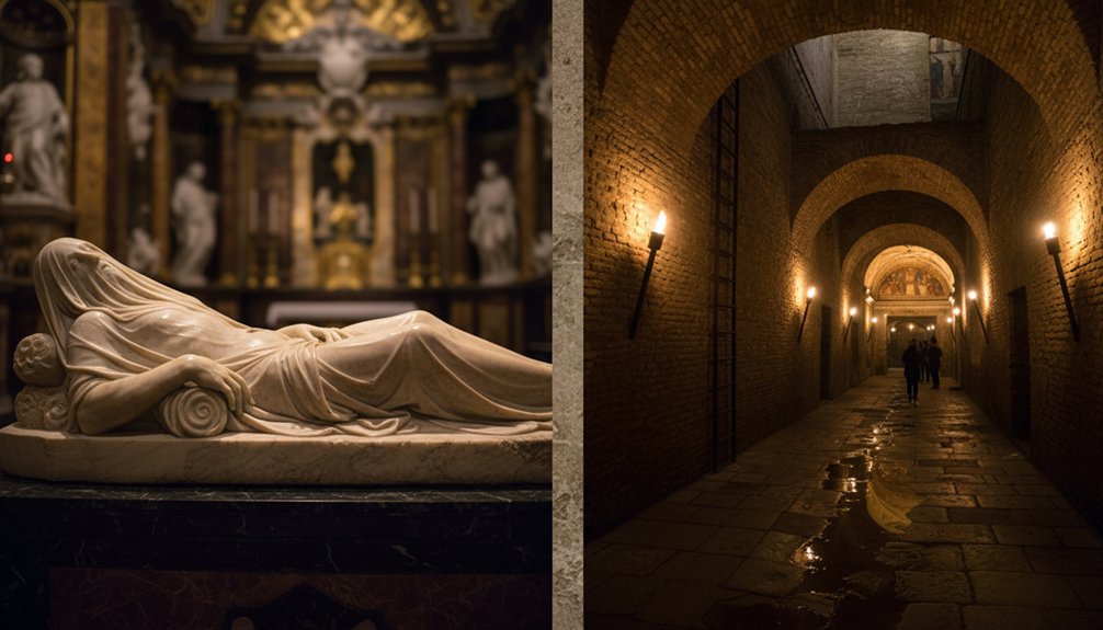 paslėptas Neapolio požeminis pasaulis, makabriškas barokas