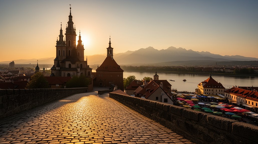 istorinis Krokuvos pėsčiųjų būtini dalykai