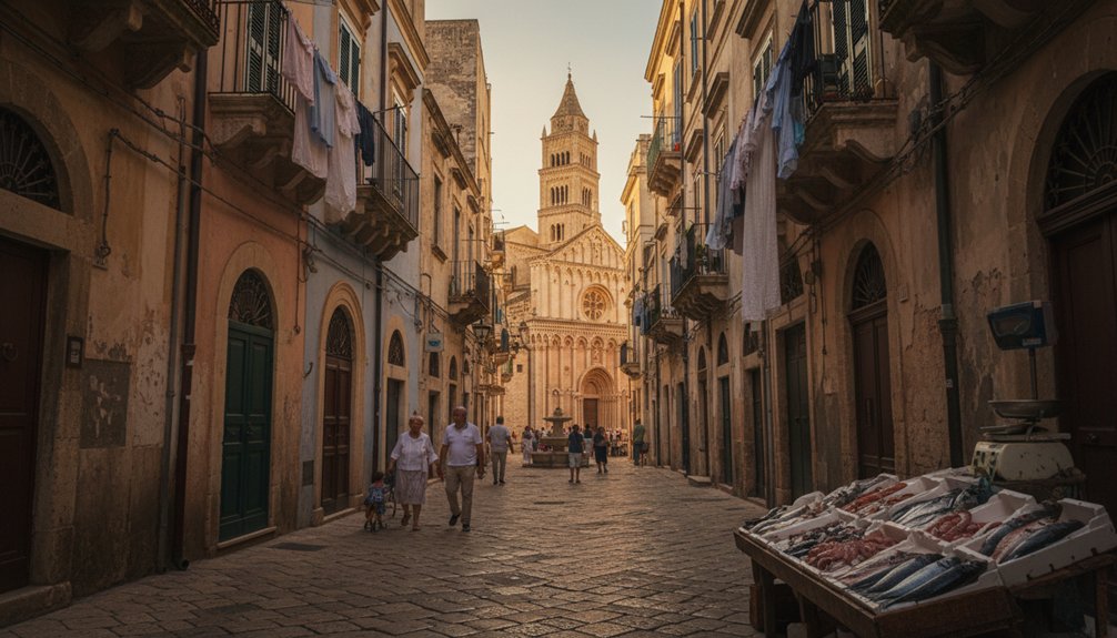 istorinis pajūrio viduramžių italų rajonas