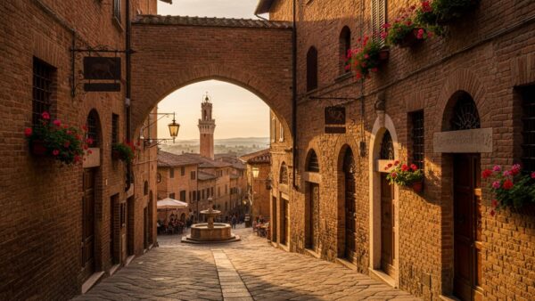 viduramžių Sienos gatvių gidas