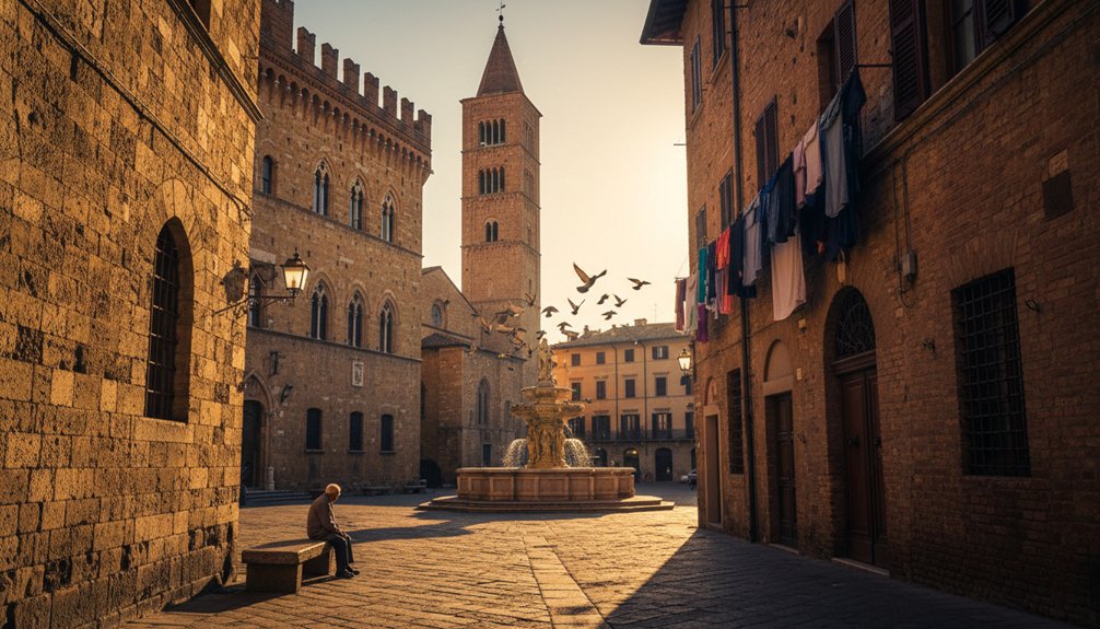 viduramžiškas iki etruskų sluoksniuotas paveldas