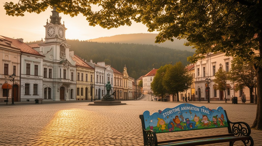 viduramžių miesto animacijos takas