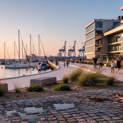 šiuolaikinės pakrantės miesto atrakcijos