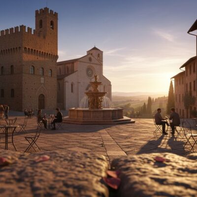 Perudžos įžymybės Umbrijos širdyje