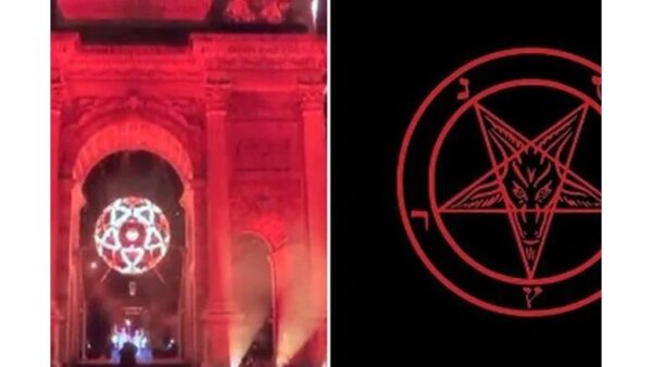 tariamas satanistinis olimpinis simbolis