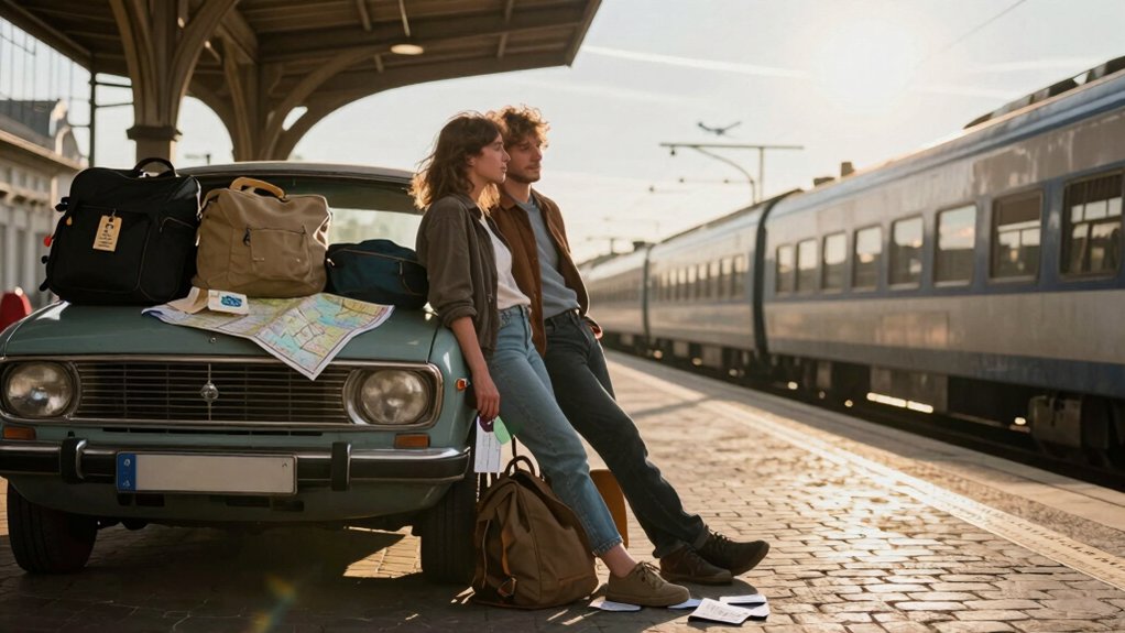 rinkis traukinius lėktuvus automobilius