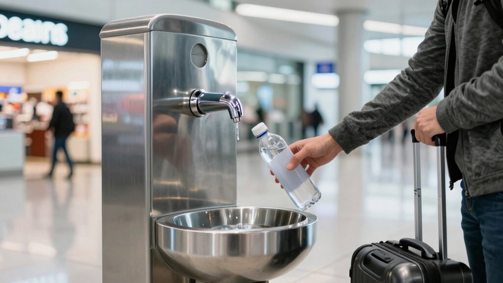 pirkti tuščią butelį papildyti saugumas