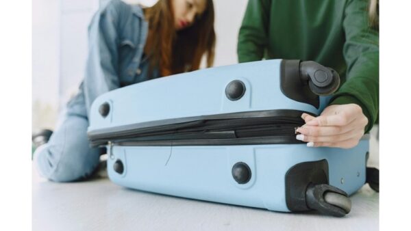 rankinis bagažas, išgyvenantis skrydį