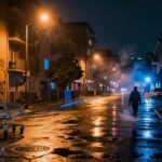 Nevaikščiok ten naktį