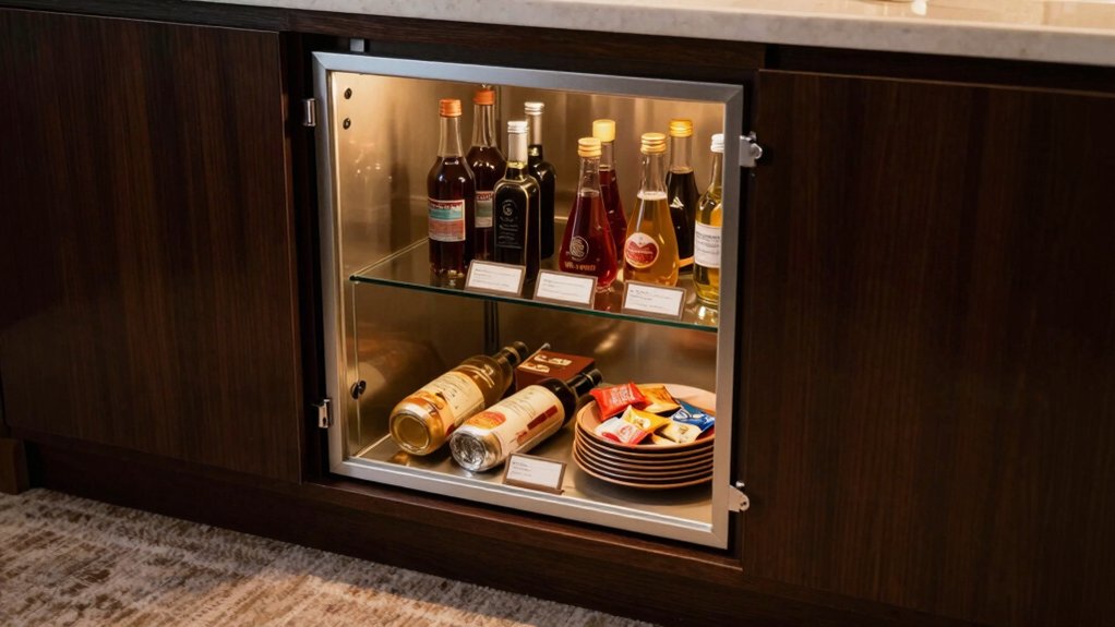 Buvę svečiai pasiėmė minibar daiktus