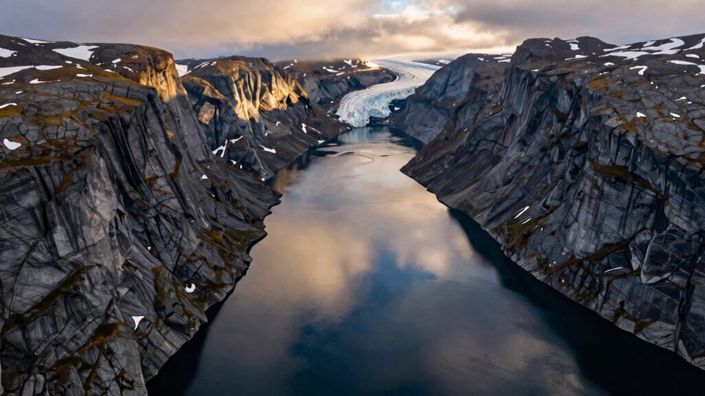 ledyninė abrazia, išplėšimas, tirpsminio vandens erozija