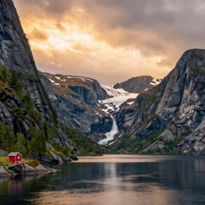 Ledynų drožyba suformavo norvegų fjordus