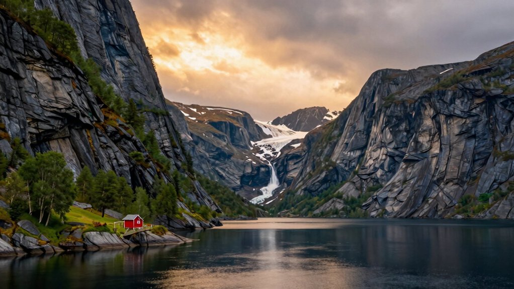 Ledynų drožyba suformavo norvegų fjordus