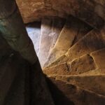 mėgstami laikrodžio rodyklės kryptimi besisukantys spiraliniai laiptai
