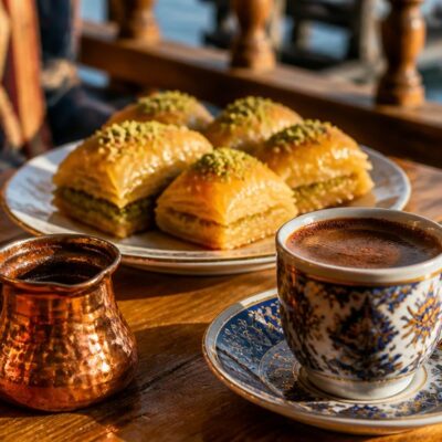 kava ir baklava – pagrindiniai produktai