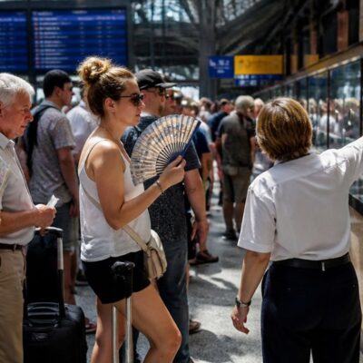 Nemokamas traukinių bilietų grąžinimas dėl karščio bangos