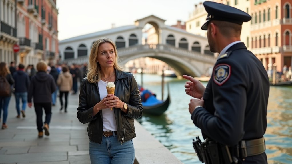 Venecija skyrė baudą turistui, valgiusiam gelato ledus