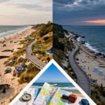 ruoniai besiilsintys prie turistų