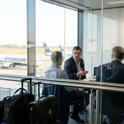 „Ryanair“ įspėja apie bilietų kainų kilimą