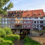 Nuotrauka: H. Zell, CC BY-SA 3.0, <a href="https://commons.wikimedia.org/wiki/File:Erfurt_-_Krmerbrcke_2_-_8