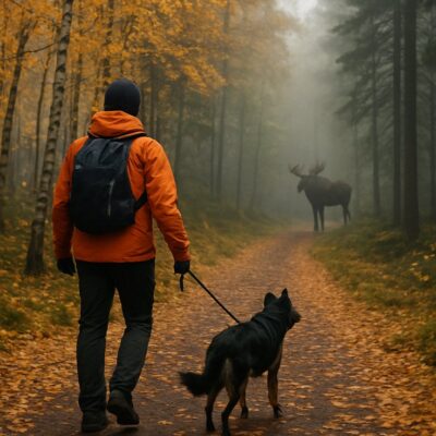 Norvegijos miškuose spalį – oranžinė striukė ir šuo ant pavadėlio: ko nežino daugelis turistų