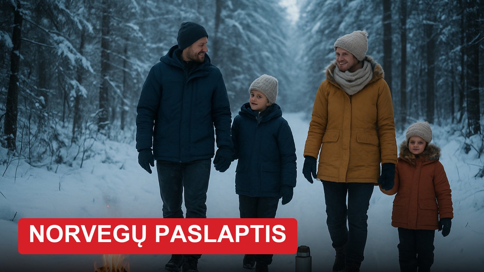 Kai mes užsitraukiame užuolaidas, norvegai eina į lauką: žiemos įprotis, kurį jie vadina vienu žodžiu
