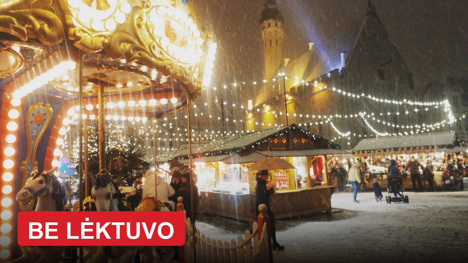 Kalėdų mugė, iki kurios nereikia lėktuvo: dvi kaimynės ginčijasi, kuri pirmoji pastatė eglę, o lankytojai laimi abiejose