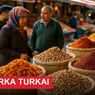 Turistai Turkijos turguje perka lokumą, o vietiniai krepšius pildo visai kitais dalykais: šeši produktai, kuriuos verta