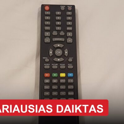Daiktas viešbučio kambaryje, kurį visi paima pirmą vakarą, bet beveik niekas nevalo: patyrę keliautojai jį įdeda į maiše